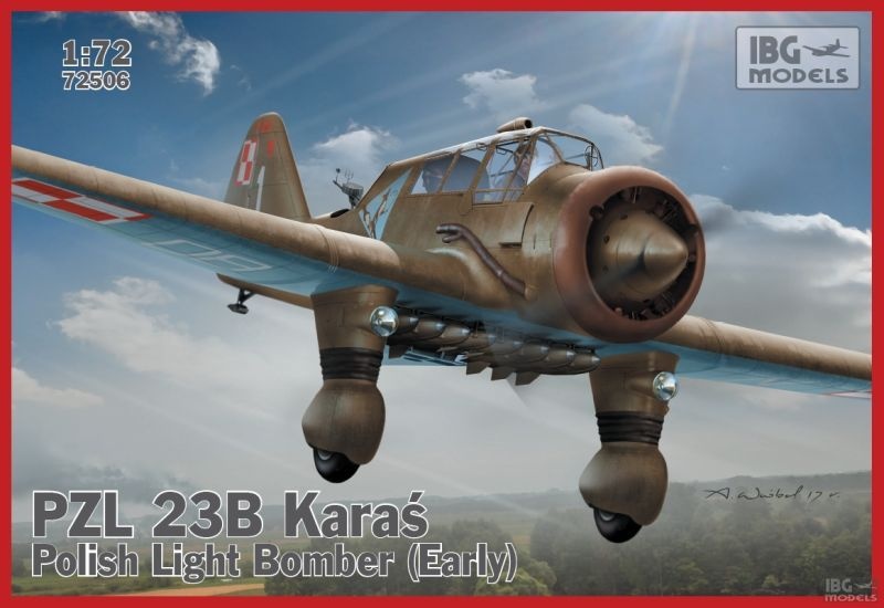 Zdjęcie główne produktu PZL 23B Karaś Polish Light Bomber 1:72 IBG 72506