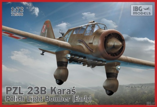 PZL 23B Karaś Polish Light Bomber 1:72 IBG 72506