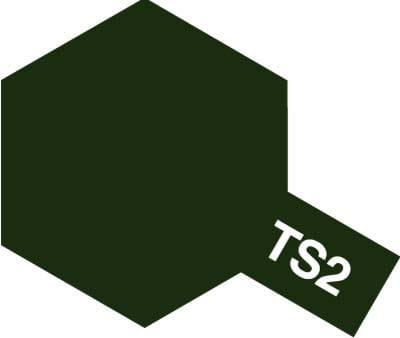 Zdjęcie główne produktu Tamiya 85002 TS-2 Dark Green Spray TS2