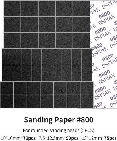 Samoprzylepny papier ścierny #800 DSPIAE MSP-ES08