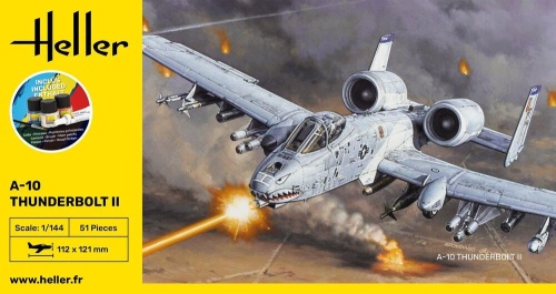 A-10 Thunderbolt II 1:144 Heller 56912 STARTER KIT