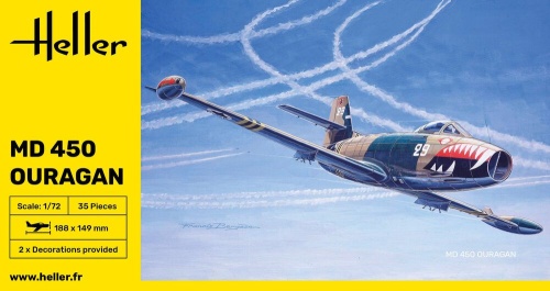 MD 450 Ouragan 1:72 Heller 80201
