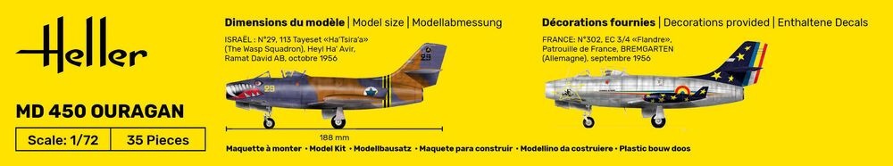 Zdjęcie MD 450 Ouragan 1:72 Heller 80201