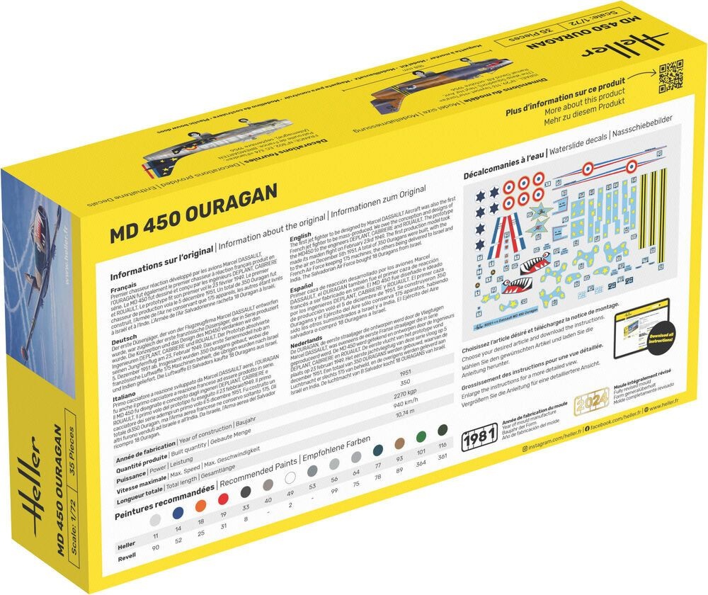 Zdjęcie MD 450 Ouragan 1:72 Heller 80201
