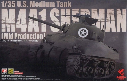 M4A1 Sherman (Mid Production) 1:35 Asuka 35-010