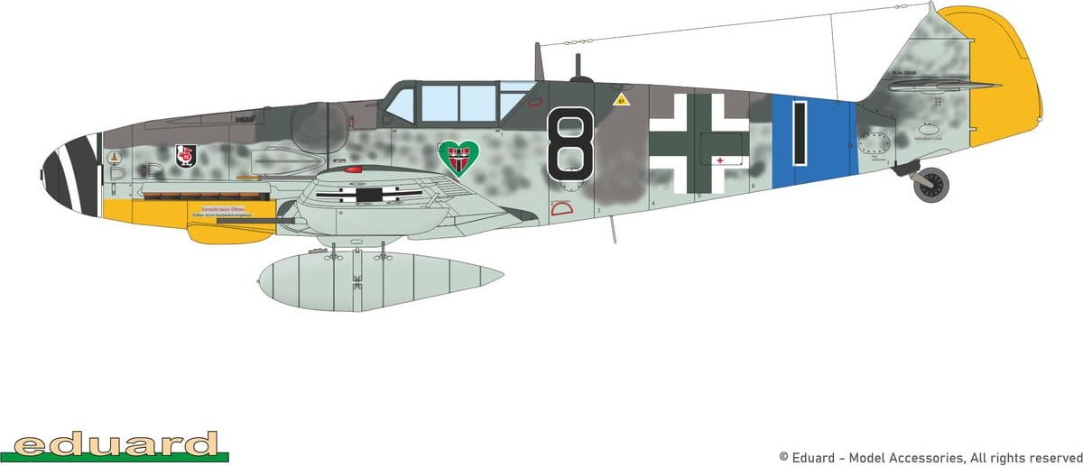 Zdjęcie Messerschmitt Bf 109G-6 ProfiPack Edition 1:48 Eduard 82167