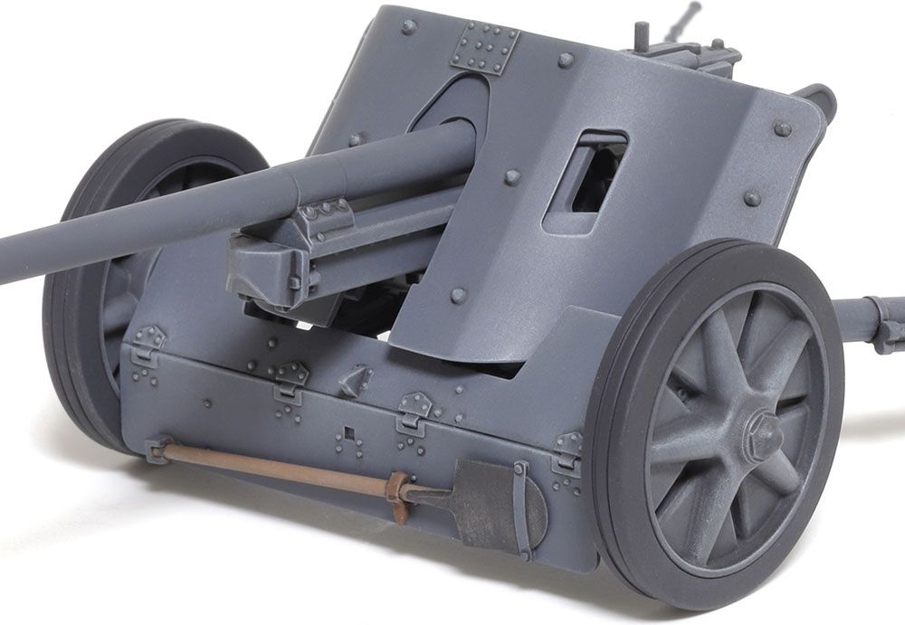 Zdjęcie Niemieckie działo przeciwpancerne 5 cm Pak38 z obsługą 1:35 Tamiya 35392