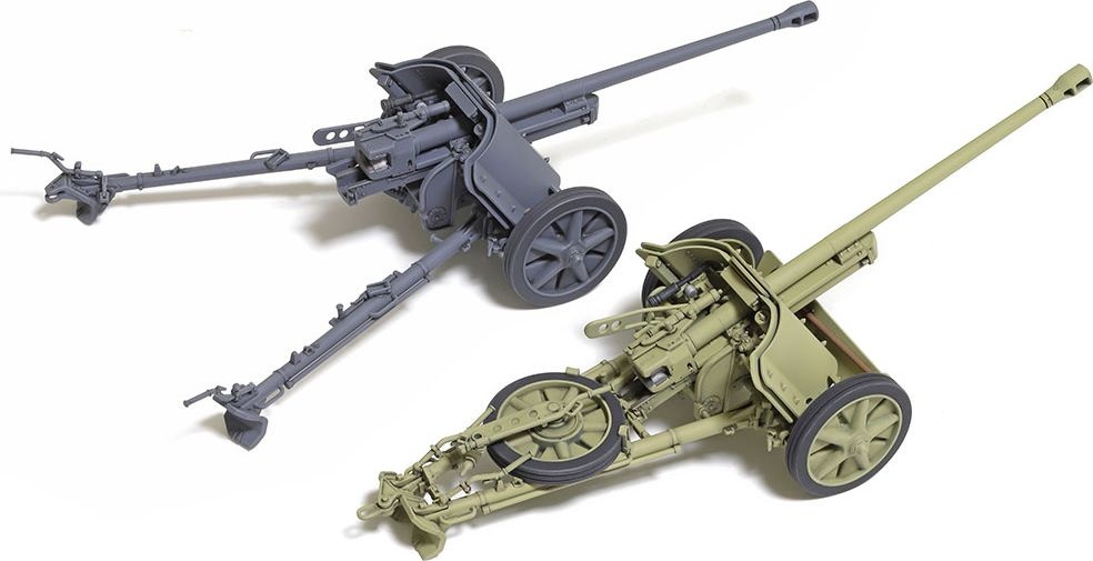 Zdjęcie Niemieckie działo przeciwpancerne 5 cm Pak38 z obsługą 1:35 Tamiya 35392