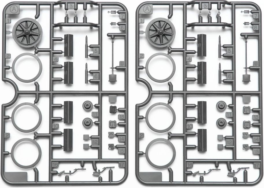 Zdjęcie Niemieckie działo przeciwpancerne 5 cm Pak38 z obsługą 1:35 Tamiya 35392