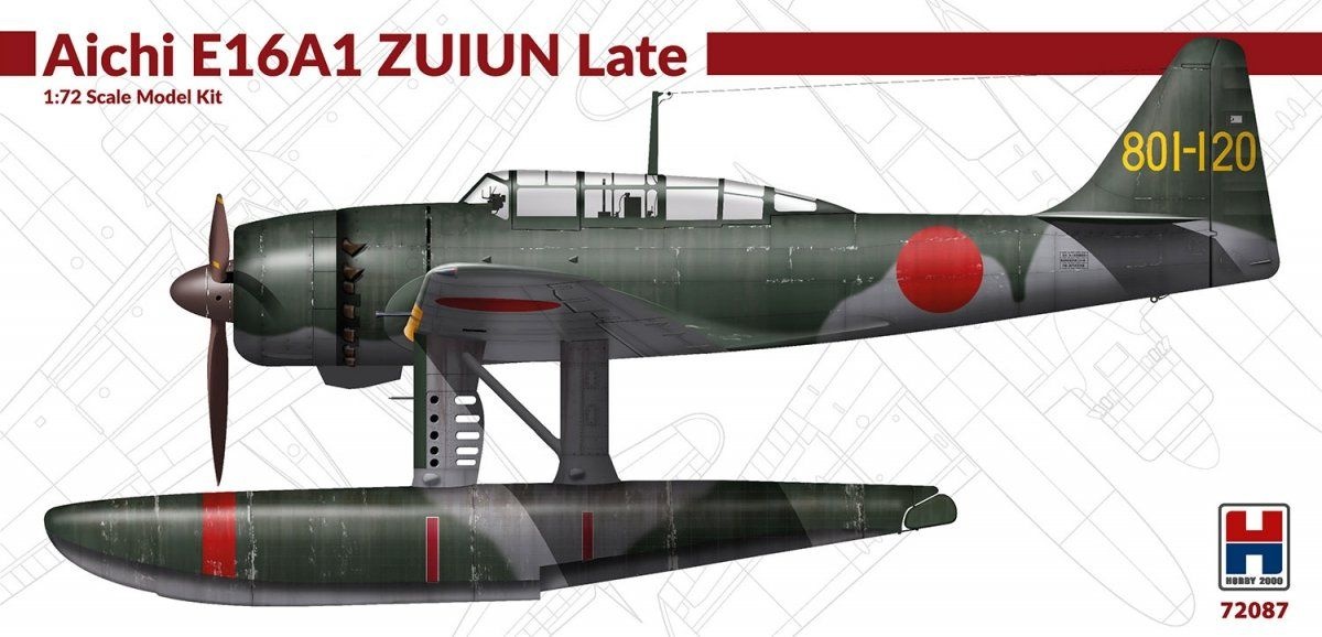 Zdjęcie Aichi E16A1 Zuiun Late 1:72 Hobby 2000 72087