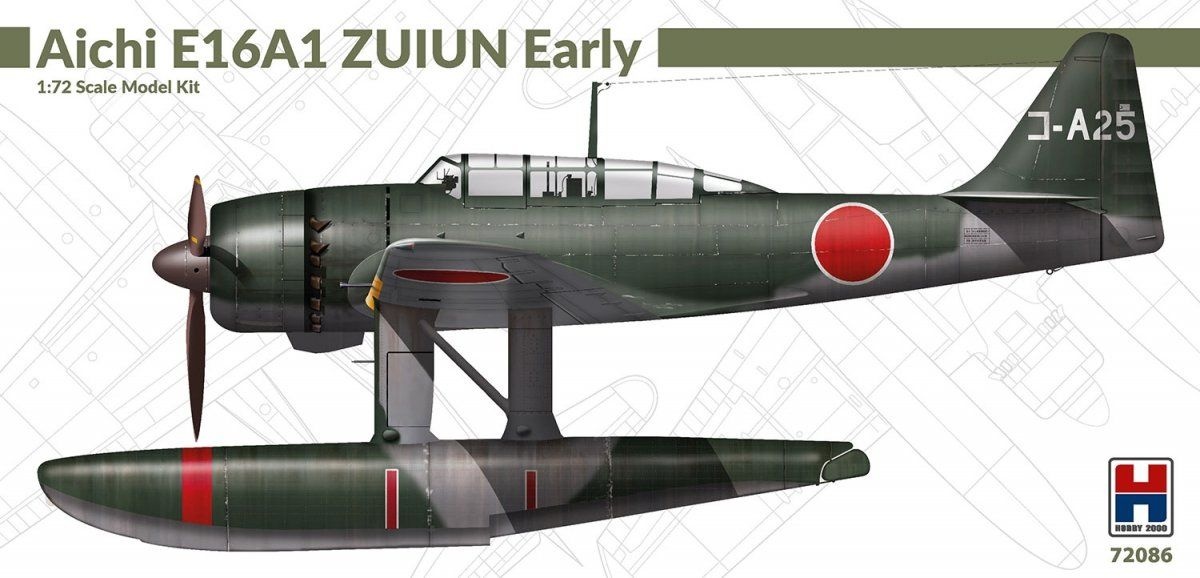 Zdjęcie Aichi E16A1 Zuiun Early 1:72 Hobby 2000 72086
