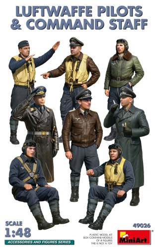 Piloci i personel dowodzenia Luftwaffe 1:48 MiniArt 49026