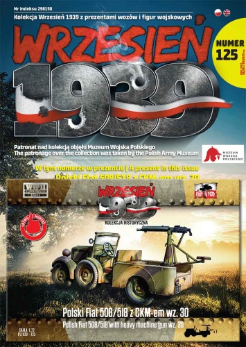 Polski Fiat 508/518 z CKM-em wz.30 1:72 First To Fight PL125