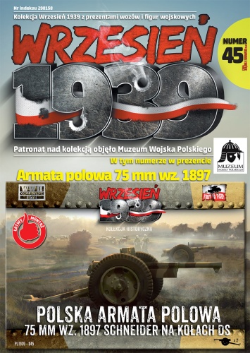 Polska armata polowa 75 mm wz. 1897 Schneider na kołach DS 1:72 First To Fight PL045