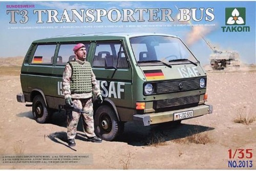 Bundeswehr T3 Transporter Bus z figurką 1:35 Takom 2013