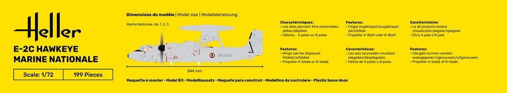 Zdjęcie E-2C Hawkeye Marine Nationale 1:72 Heller 82302