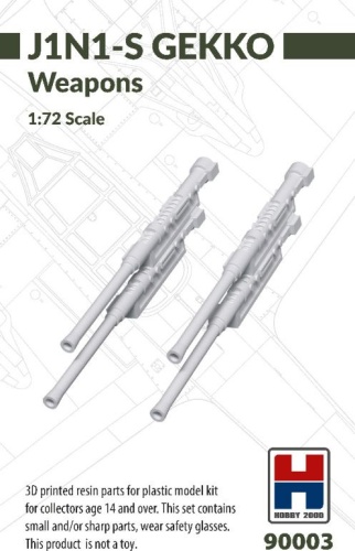 Nakajima J1N1-S Gekko Weapons 1:72 Hobby 2000 90003