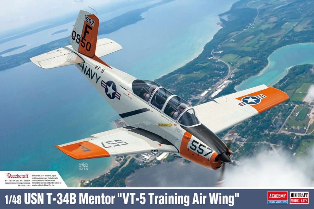 Zdjęcie Beechcraft T-34B Mentor VT-5 Training Air Wing 1:48 Academy 12361