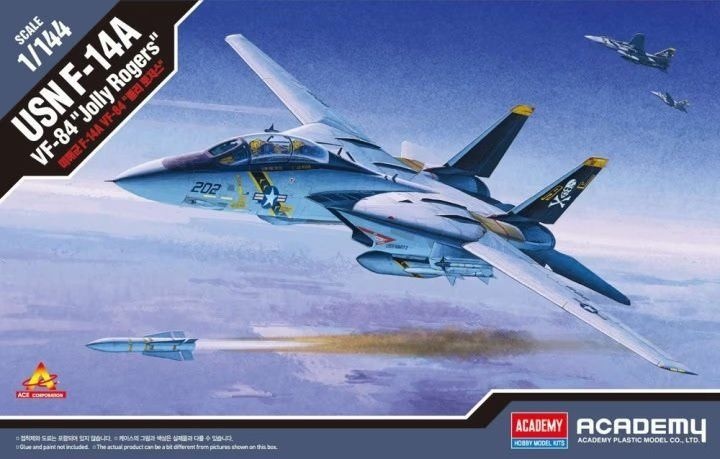 Zdjęcie USN F-14A VF-84 Jolly Rogers 1:144 Academy 12626