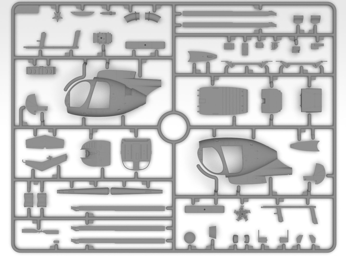 Zdjęcie MH-6J Little Bird 1:48 ICM 48369