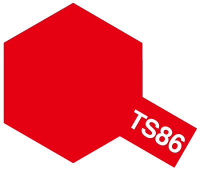 Tamiya 85086 TS-86 Pure Red Spray TS86