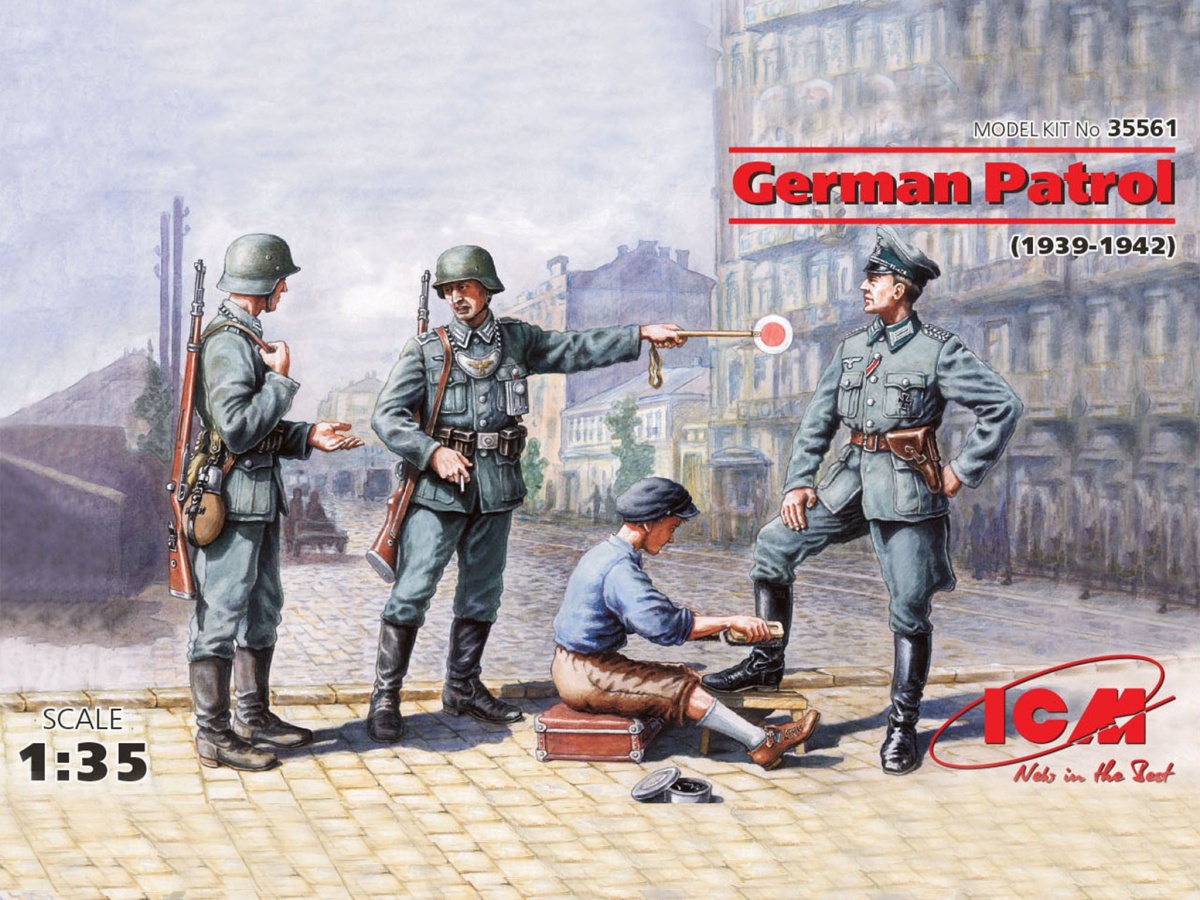 Zdjęcie Niemiecki Patrol (1939-1942) 1:35 ICM 35561