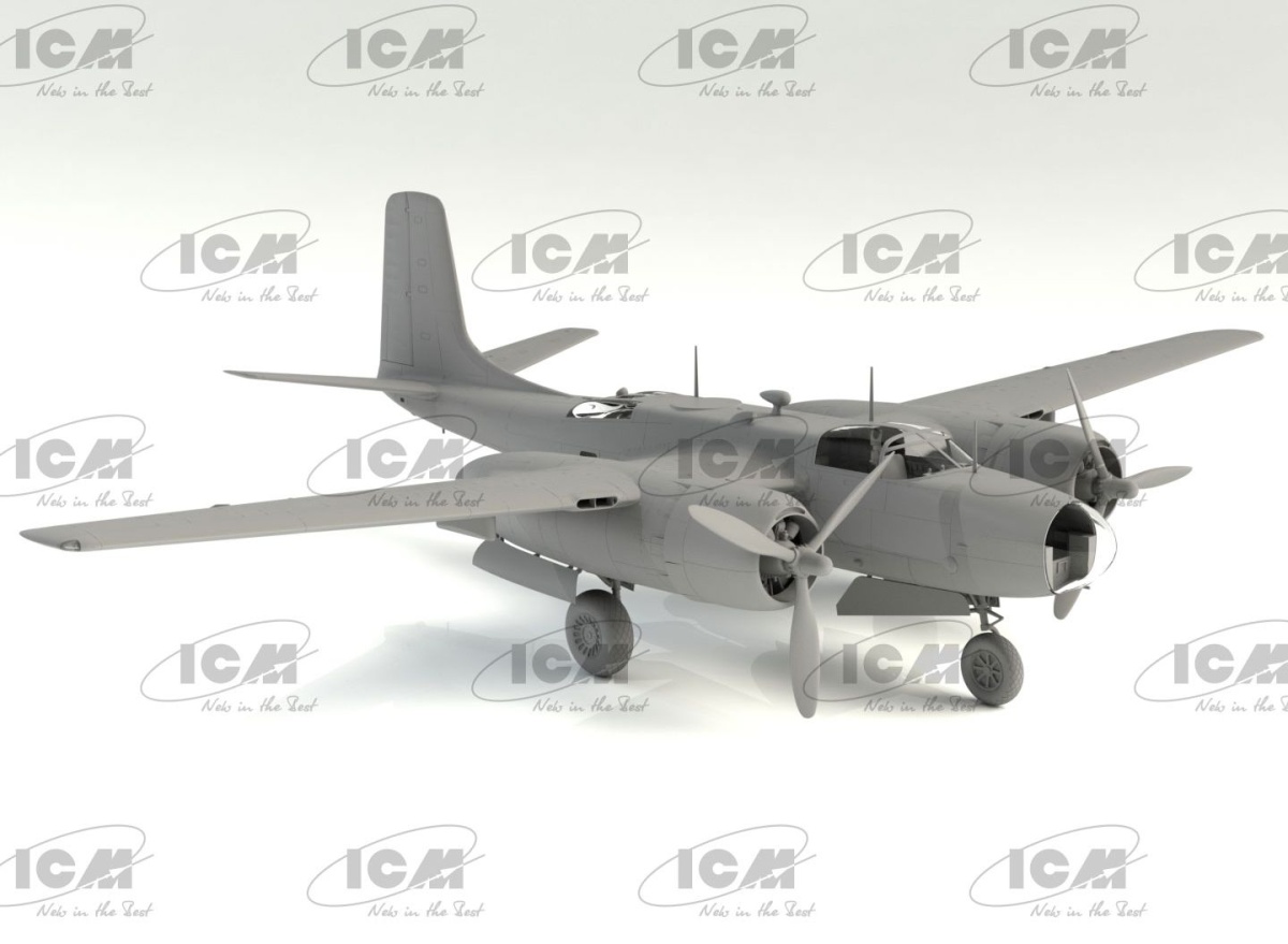 Zdjęcie JD-1D Invader 1:48 ICM 48287