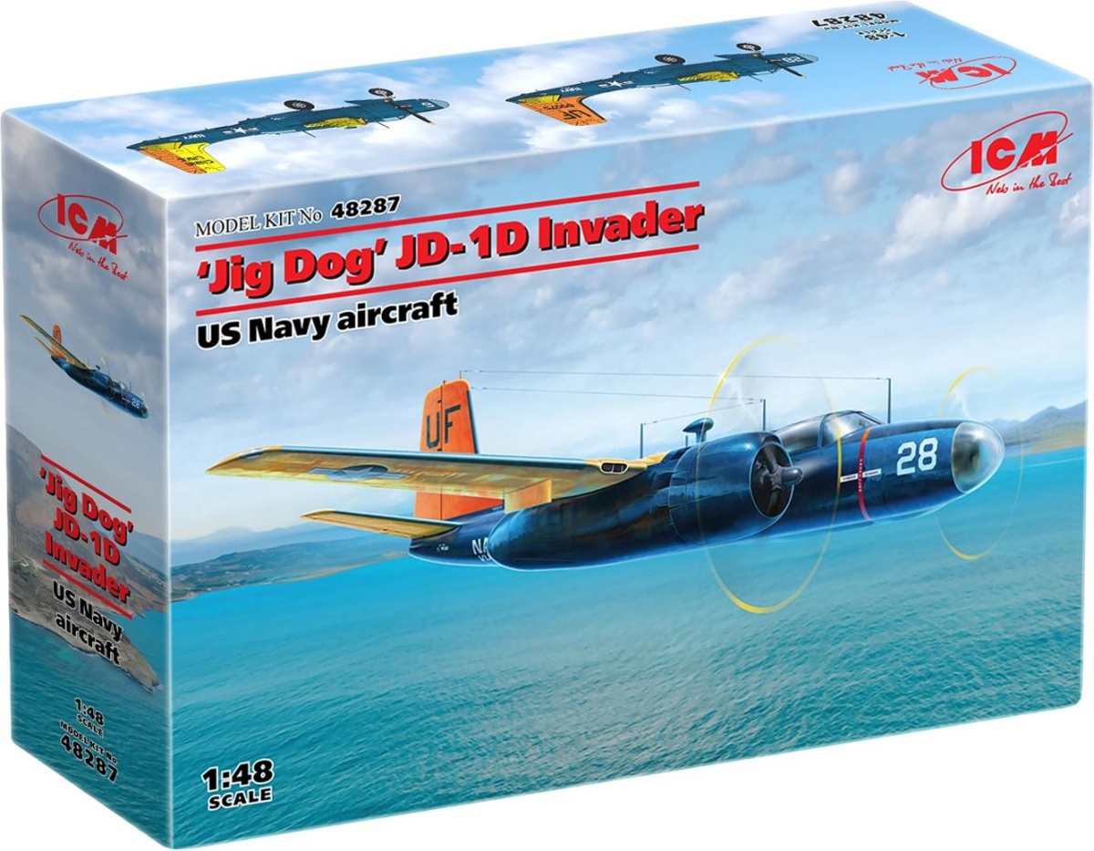 Zdjęcie JD-1D Invader 1:48 ICM 48287