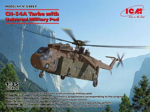 Ch-54A Tarhe z uniwersalną kapsułą wojskową 1:35 ICM 53057