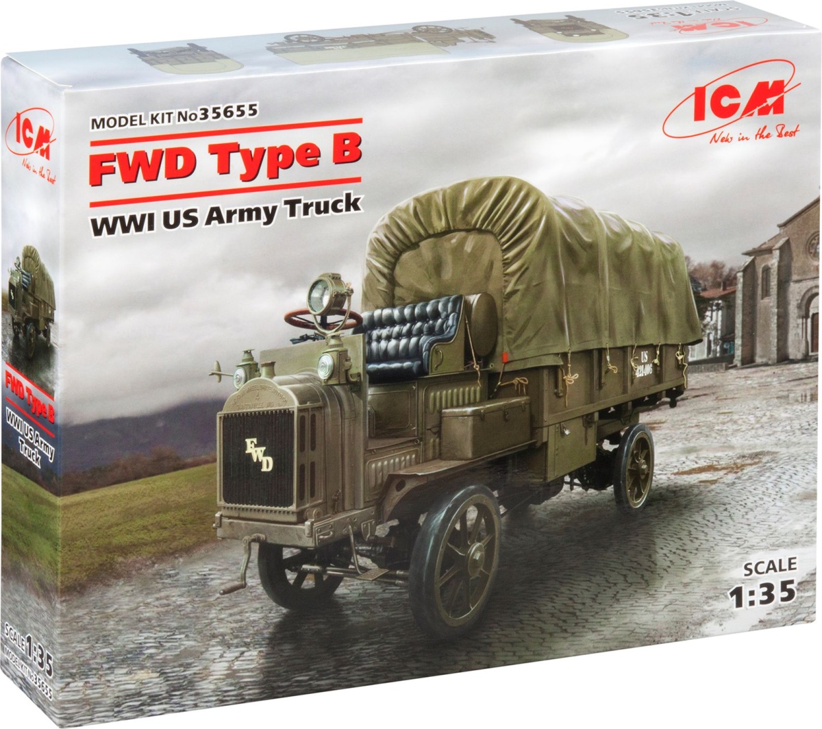 Zdjęcie FWD Type B WWI US Army Truck 1:35 ICM 35655