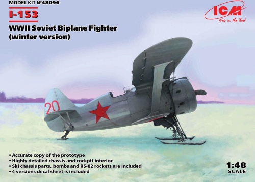 I-153 (wersja zimowa) 1:48 ICM 48096