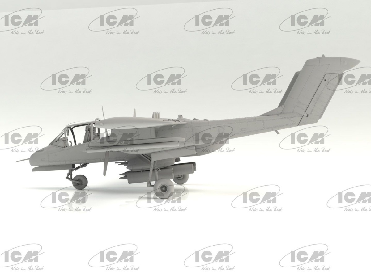 Zdjęcie Vietnam USAF Airfield (Cessna O-2A, OV-10A Bronco, US Pilots and Ground Personnel) 1:48 ICM DS4803