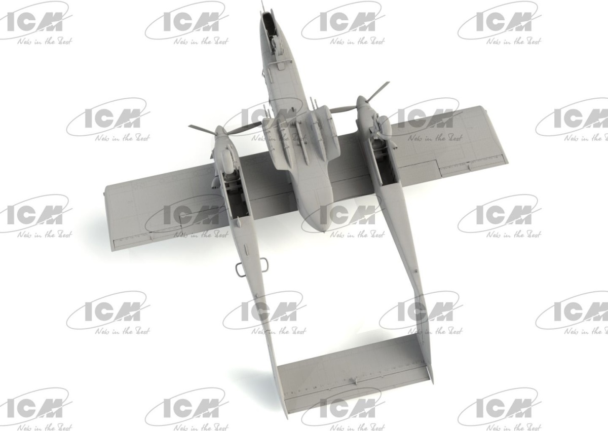 Zdjęcie Vietnam USAF Airfield (Cessna O-2A, OV-10A Bronco, US Pilots and Ground Personnel) 1:48 ICM DS4803