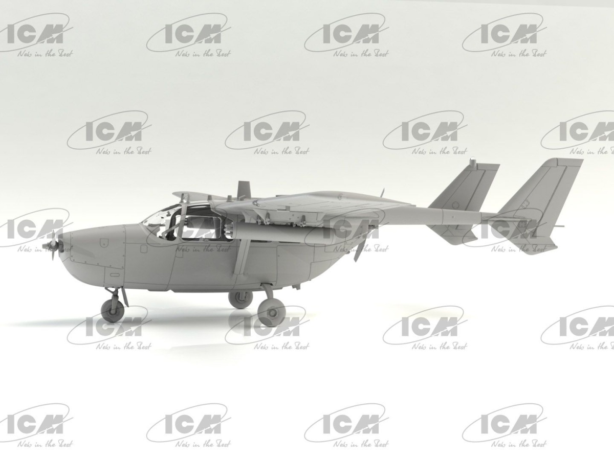 Zdjęcie Vietnam USAF Airfield (Cessna O-2A, OV-10A Bronco, US Pilots and Ground Personnel) 1:48 ICM DS4803