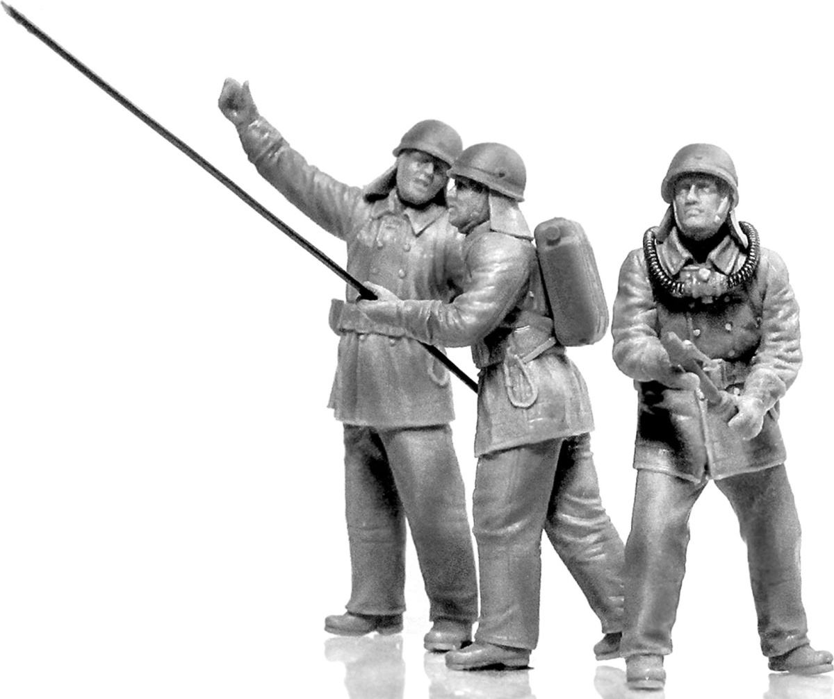 Zdjęcie Czarnobyl set 2 "Strażacy" (wóz strażacki AC-40-137A, 4 figurki i diorama) 1:35 ICM 35902