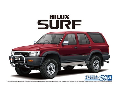 Toyota Hilux Surf SSR-X Wide Body '91 1:24 Aoshima 056981
