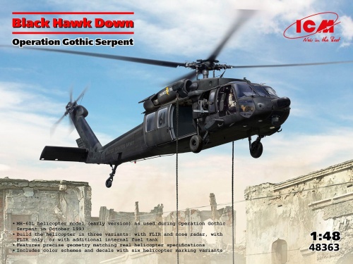 Black Hawk Down Operacja Gothic Serpent 1:48 ICM 48363