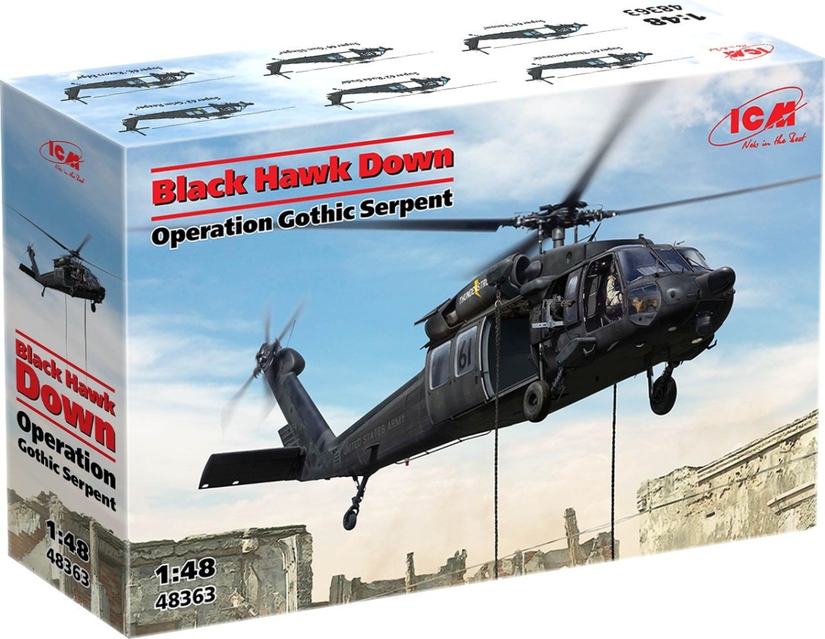 Zdjęcie Black Hawk Down Operacja Gothic Serpent 1:48 ICM 48363