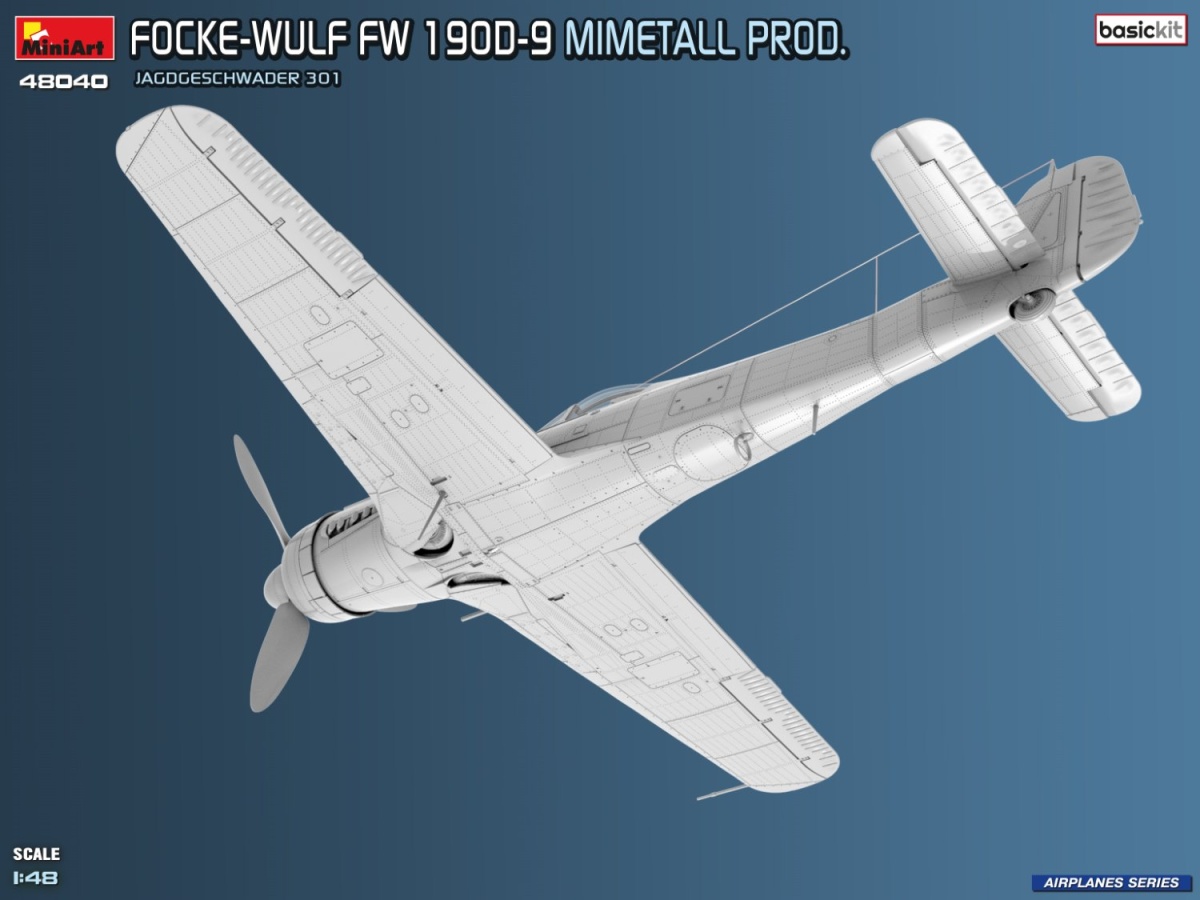 Zdjęcie Focke-Wulf Fw 190D-9 Mimetall Prod. 1:48 MiniArt 48040