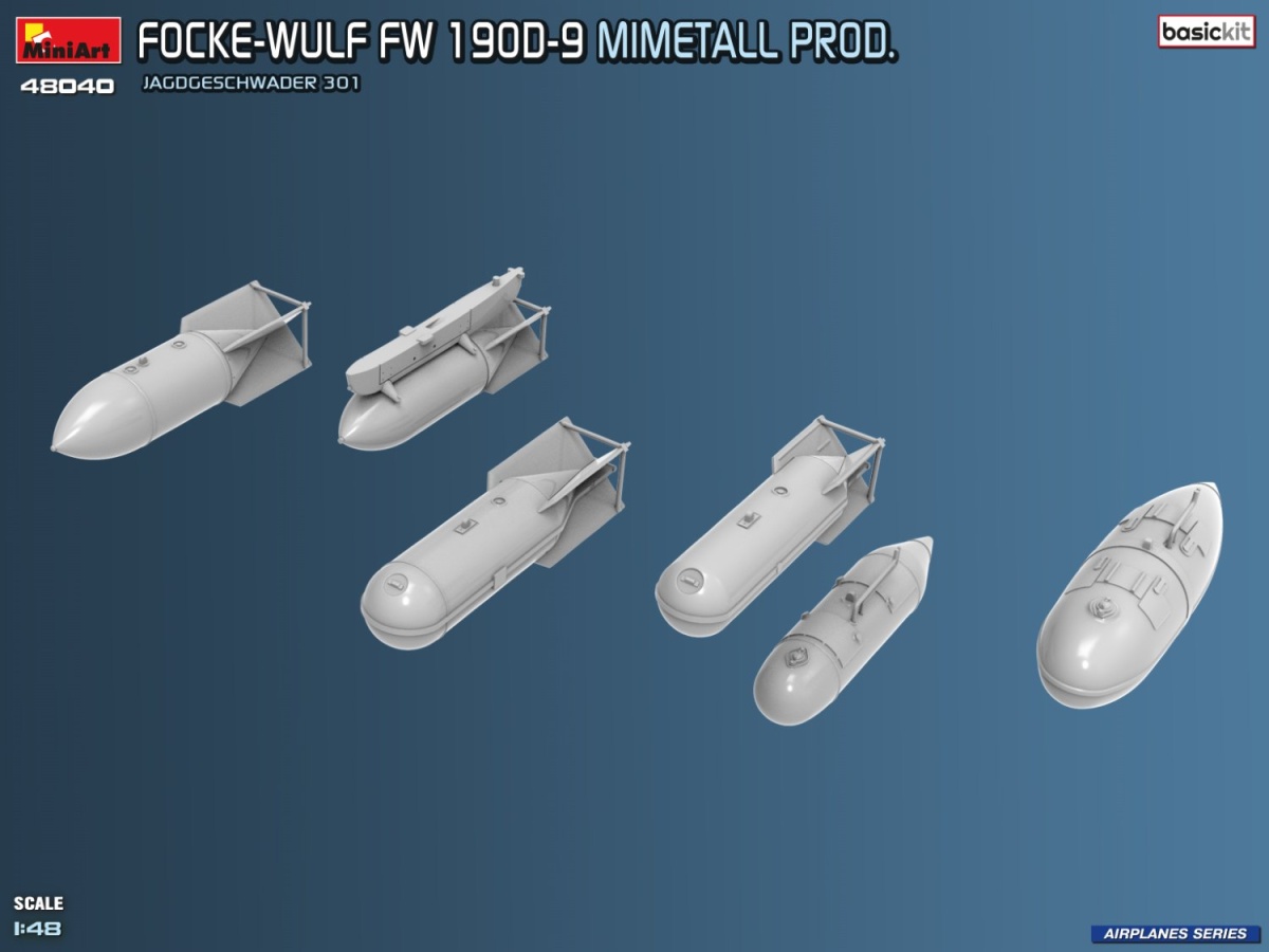Zdjęcie Focke-Wulf Fw 190D-9 Mimetall Prod. 1:48 MiniArt 48040