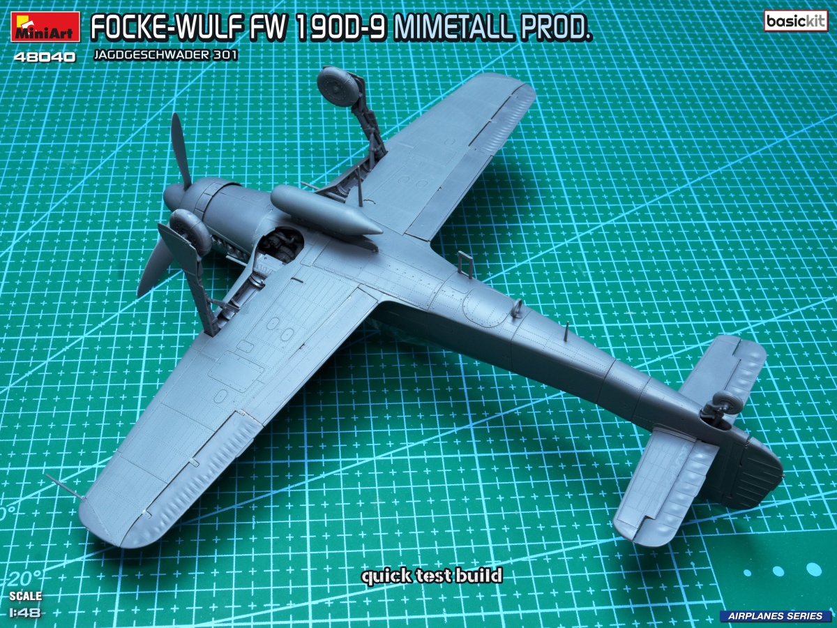 Zdjęcie Focke-Wulf Fw 190D-9 Mimetall Prod. 1:48 MiniArt 48040