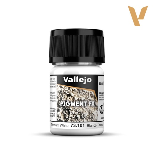 Vallejo 73101 Pigment modelarski Titanium White 35 ml