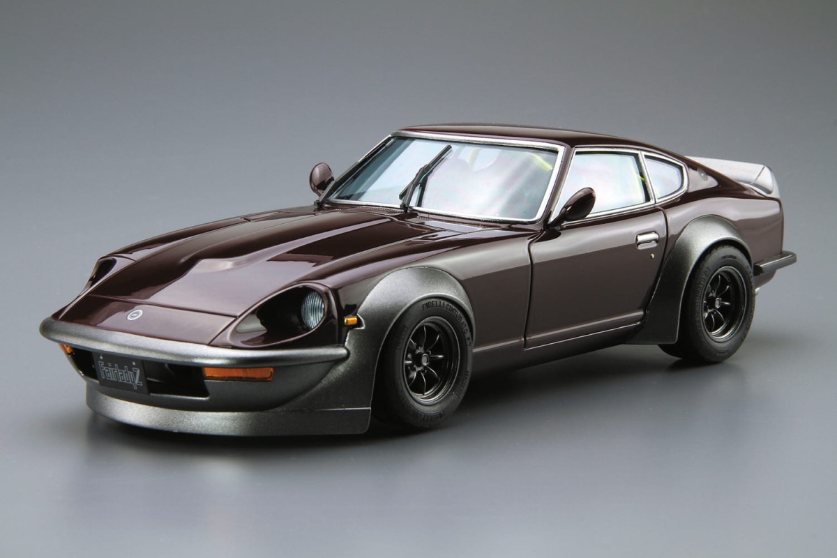 Zdjęcie dodatkowe produktu Nissan S30 Fairlady Z Aero Custom 1:24 Aoshima 058442