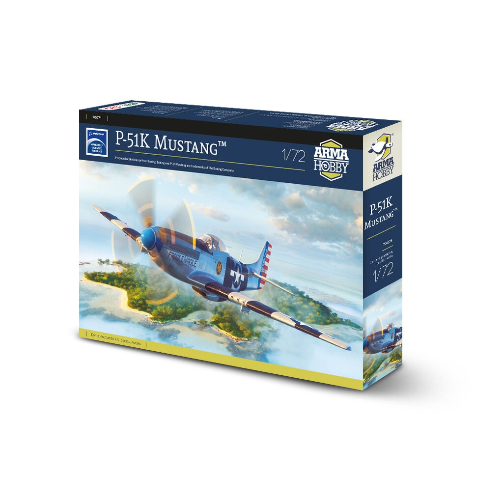 Zdjęcie P-51K Mustang 1:72 Arma Hobby 70071