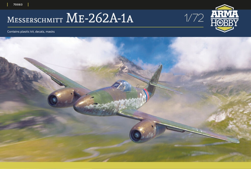 Zdjęcie Messerschmitt Me 262 A-1a 1:72 Arma Hobby 70083