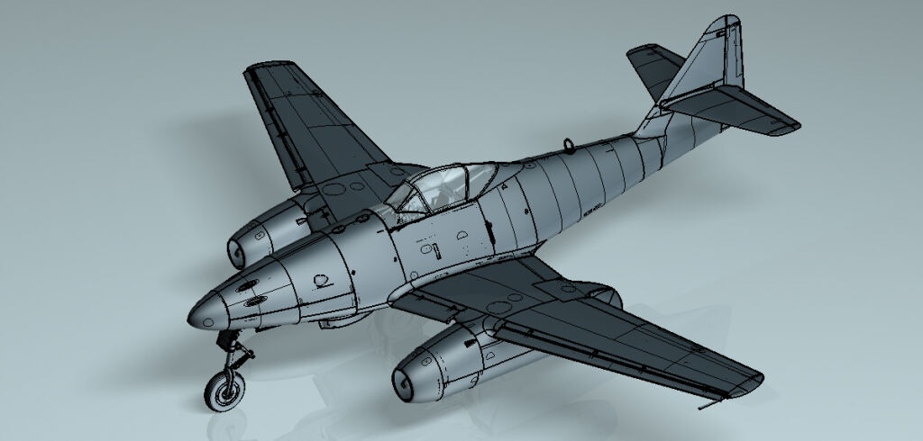Zdjęcie Messerschmitt Me 262 A-1a 1:72 Arma Hobby 70083