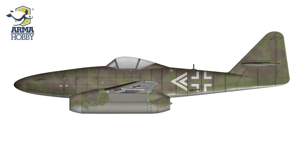 Zdjęcie Messerschmitt Me 262 A-1a 1:72 Arma Hobby 70083