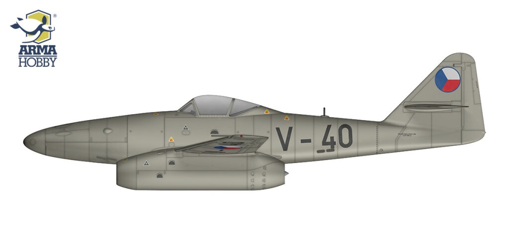 Zdjęcie Messerschmitt Me 262 A-1a 1:72 Arma Hobby 70083