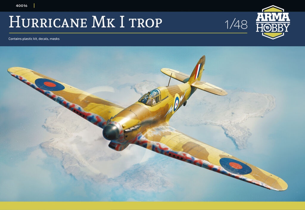Zdjęcie Hurricane Mk I Trop 1:48 Arma Hobby 40016