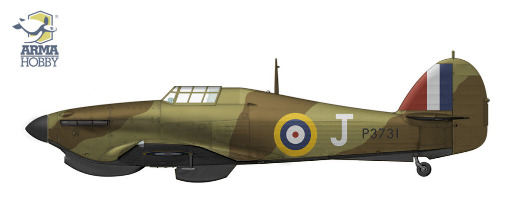 Zdjęcie Hurricane Mk I Trop 1:48 Arma Hobby 40016